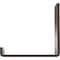 Ekena Millwork Steel Hanging Shelf Bracket, Hammered Brown 2"W x 6"D x 5 1/2"H BKTM02X06X05HSHBR - alternate 3